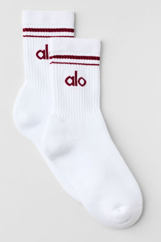 Unisex Half-Crew Throwback Sock